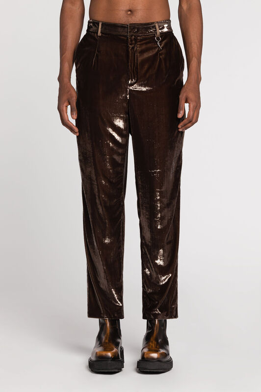 RC Tailored Straight-Leg Trousers Dark brown RRT211-8R010