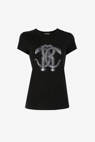${brand} T-shirt con Monogram Mirror Snake ${colorDescription} ${masterID}