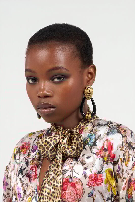 RC Roar Panther Earrings RC Roar Panther Earrings GOLDEN YELLOW/TOPAZ WKG004-AM011