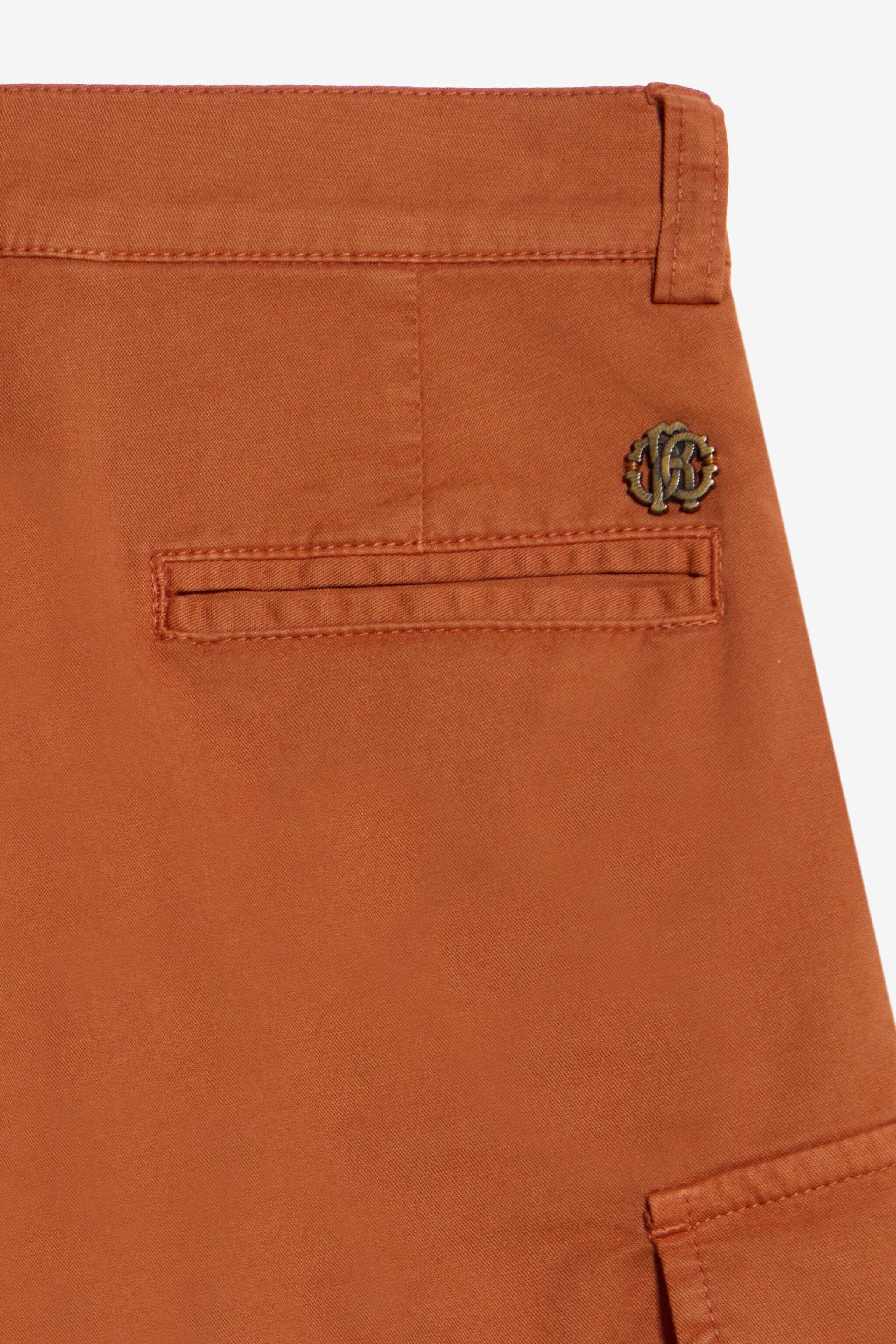 JU Bermuda In Cotone Ruggine ORANGE RUST WJT231-CE035