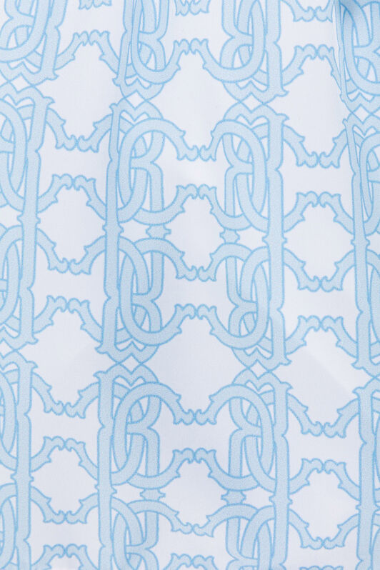 JU Badeshorts mit RC Monogramm-Print BABY BLUE QJH002-HVF66