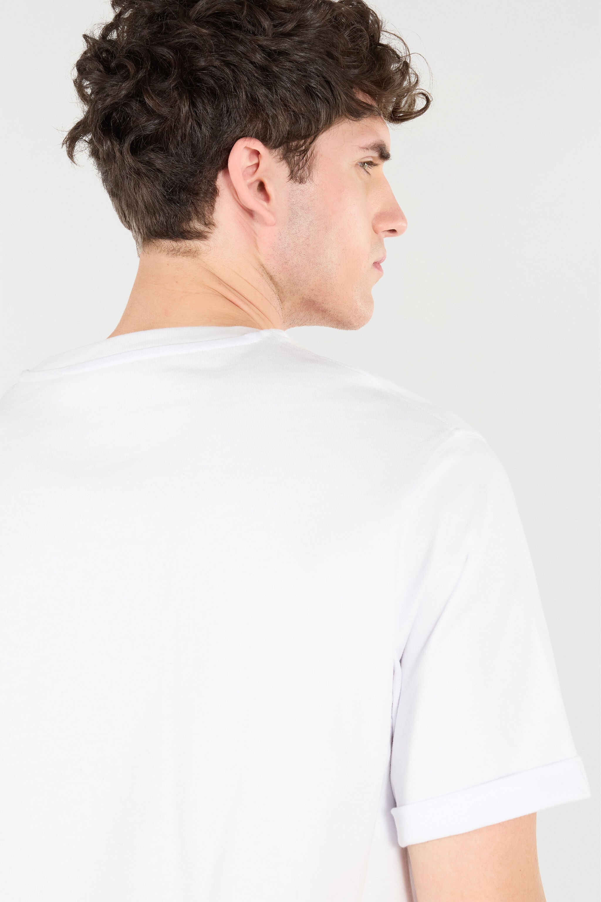 RC T-Shirt Avec Logo Usé Blanc POT62A-JD060