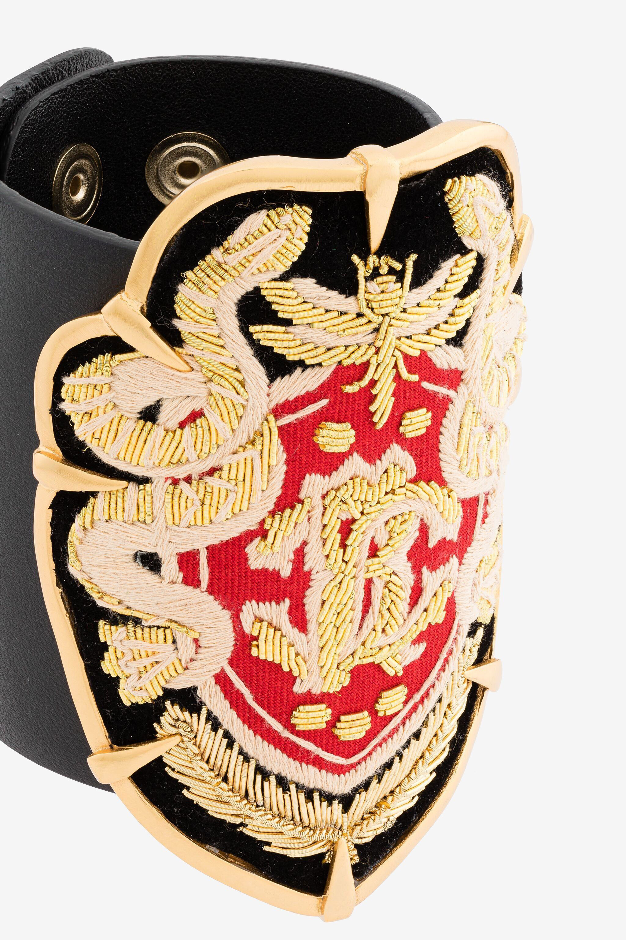 RC RC Monogram Crest Cuff ORO/NERO PKG004-AM007