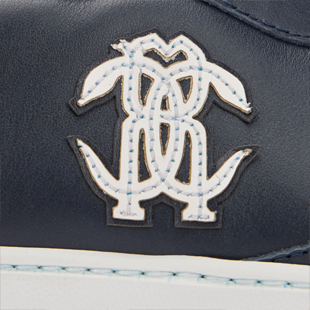 RC Blue Sneaker with Monogram RC BLUE QOS00D-PZ099