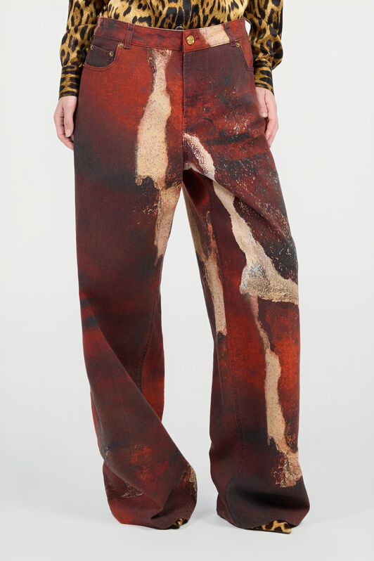 RC Vaqueros Rosso De Denim Con Efecto Malteñido RC Vaqueros Rosso De Denim Con Efecto Malteñido Rojo VWJ207-DAQ74