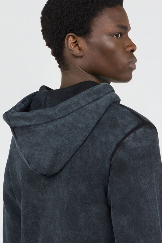 RC Schwarzes Sweatshirt mit Aufgedruckten Rosen BLACK SOT66B-CF008