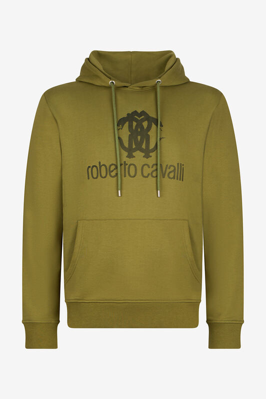 RC Green Sweatshirt Hoodie With Logo GREEN OLIVE QOT68A-CFU50