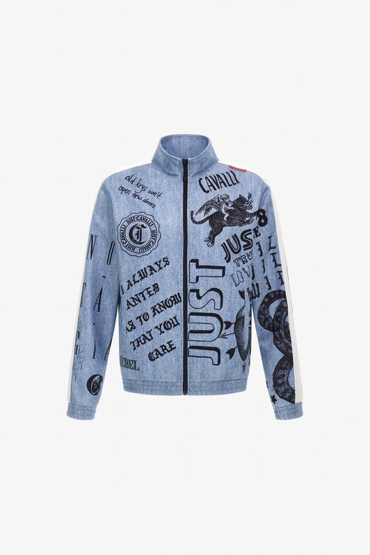 JC Just Cavalli sweatshirt Blue SFT292-SF206