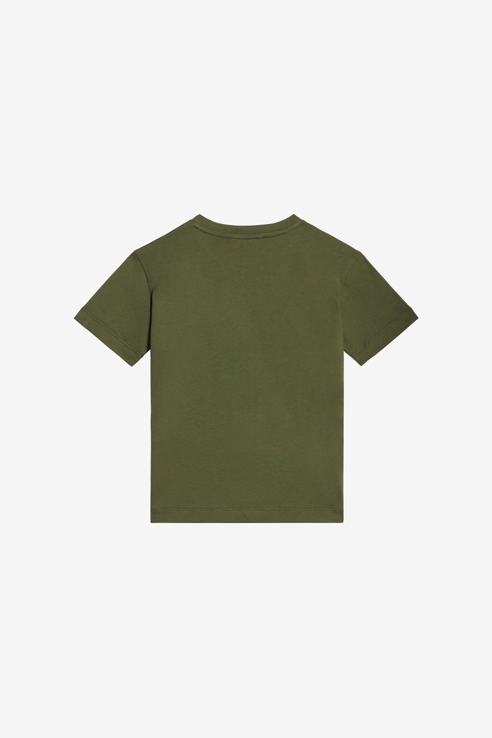 JU T-Shirt With RC Monogram And Logo Green UJT60M-JD001