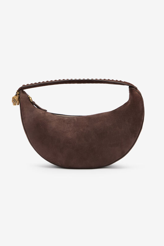 RC Roar Hobo Bag in Suede Leather RC Roar Hobo Bag in Suede Leather Brown VKB006-PC002