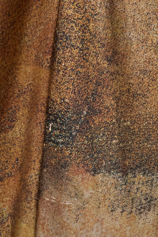 RC Caftano Beige In Seta Con Stampa Marmo RC Caftano Beige In Seta Con Stampa Marmo Marrone chiaro VWT181-OZQ74