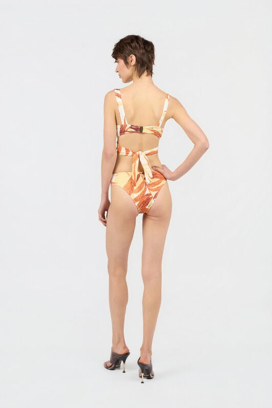 JC Golden Palm One-Piece Swimsuit 004 OFF WHITE + 638 WFM034-WF753