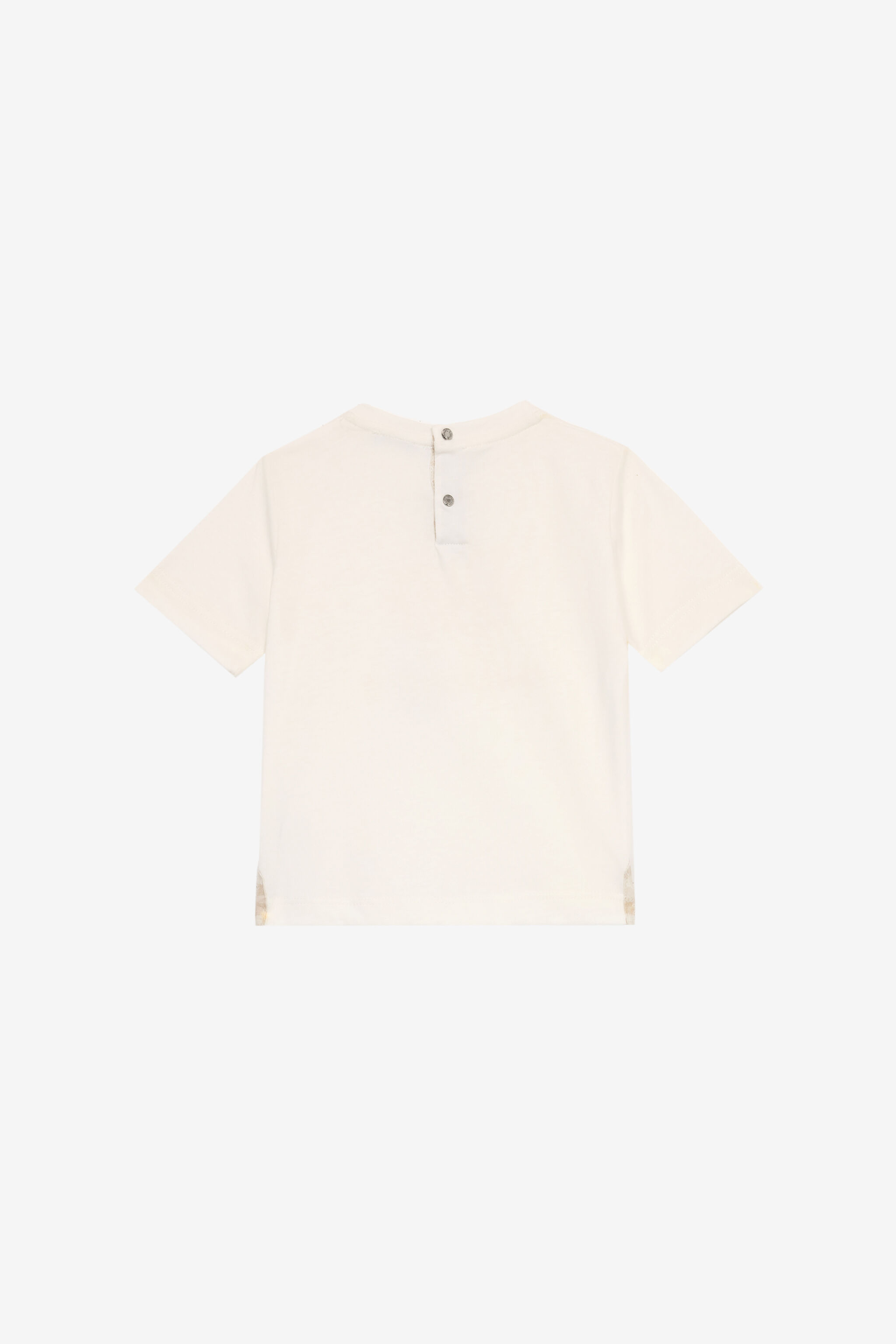 JU T-Shirt With Matching Logo Embroidery White UJT621-JD001