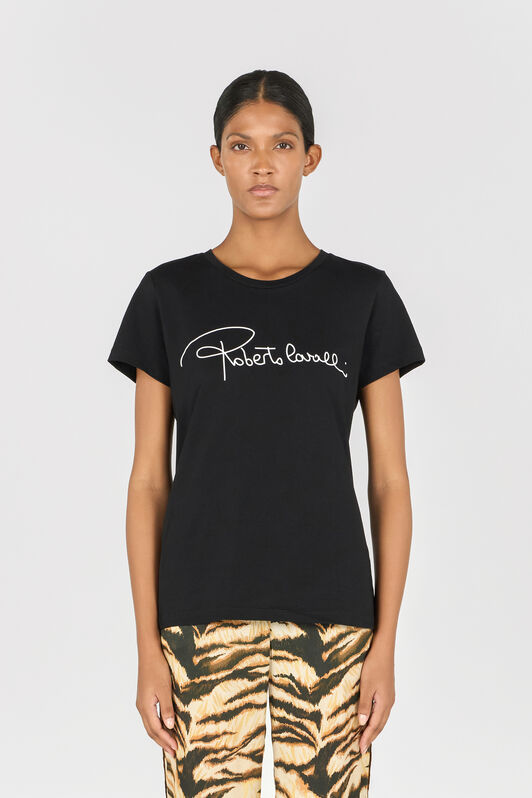 RC T-shirt with lettering Black OOT60A-JD060