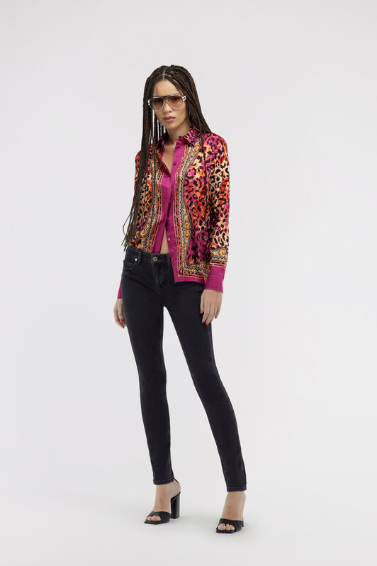 JC Just Cavalli shirt Fuchsia SFT103-SF948