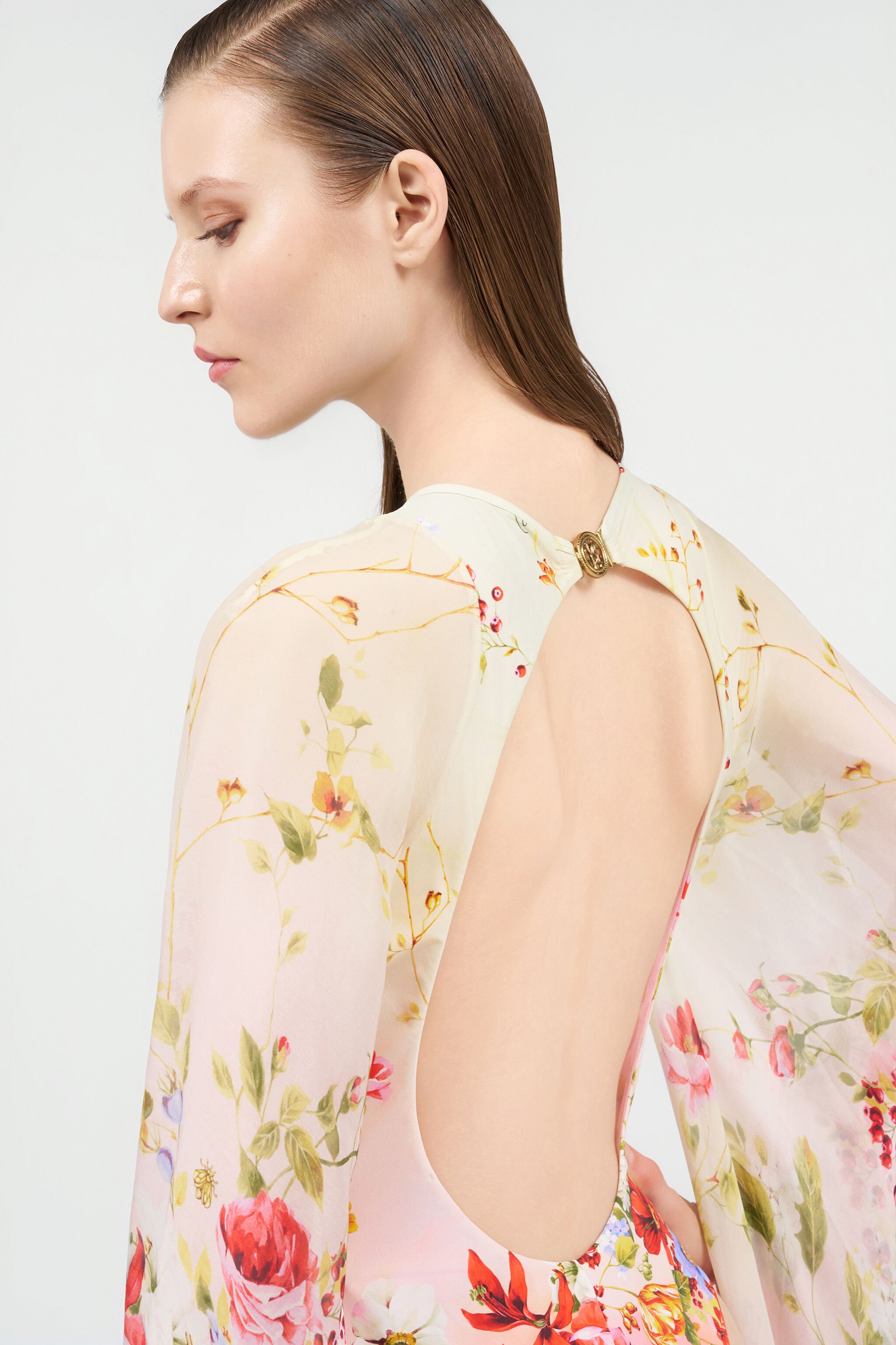 RC Costume Intero Miami Flowers GREEN/FUCHSIA WQW003-HVR32