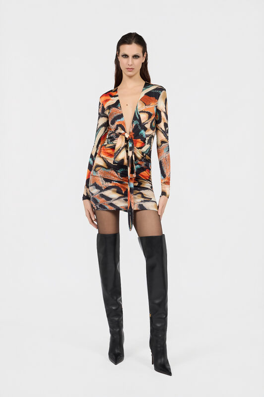 RC Mini Robe Imprimé Butterfly BLACK/MULTICOLOR XQT149-JRT28