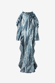 ${brand} Abito Fluido Con Stampa Marble ${colorDescription} ${masterID}