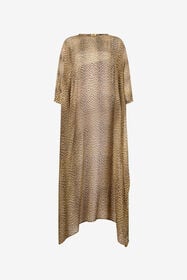 RC Caftano in Seta Baby Jaguar BROWN WQW016-HNR31