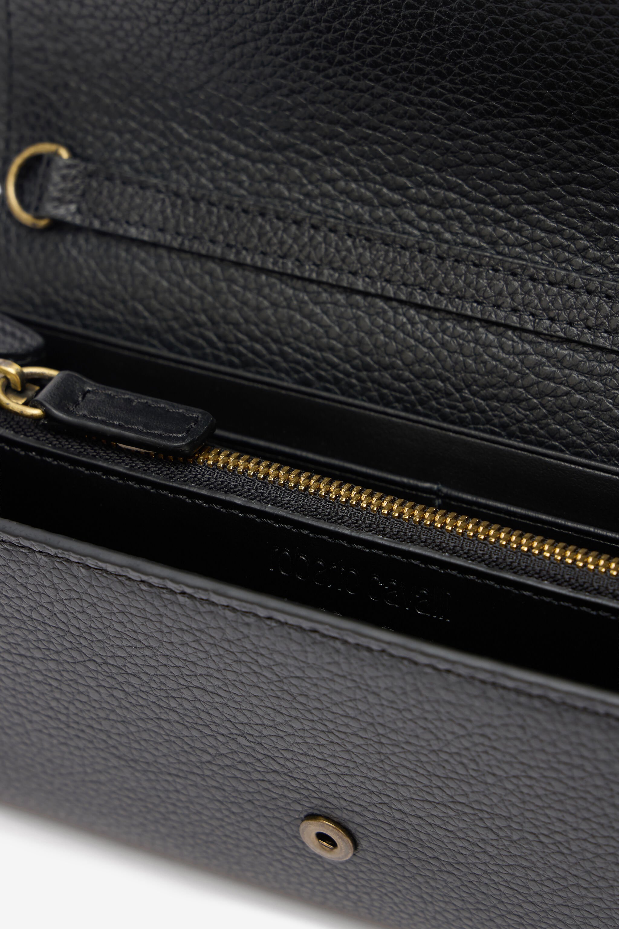 RC Portafoglio Nero con Catena e Monogram RC BLACK QOA00D-PZO37