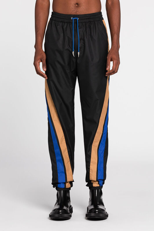 RC Stripe-detail track pants Black QRT25D-SB001