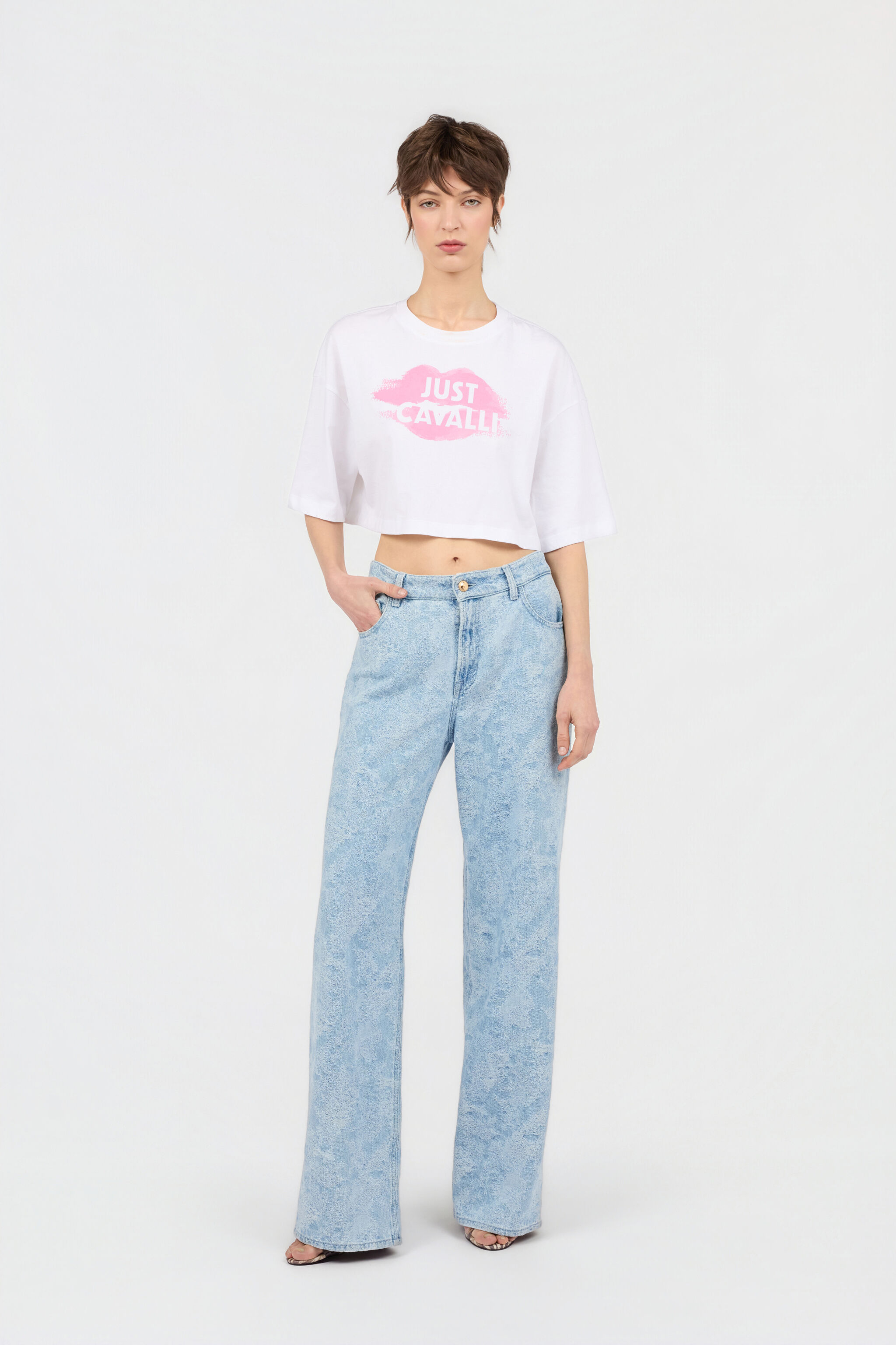 JC Camiseta Blanca 003 WHITE + 433 CARN WFT218-WF600