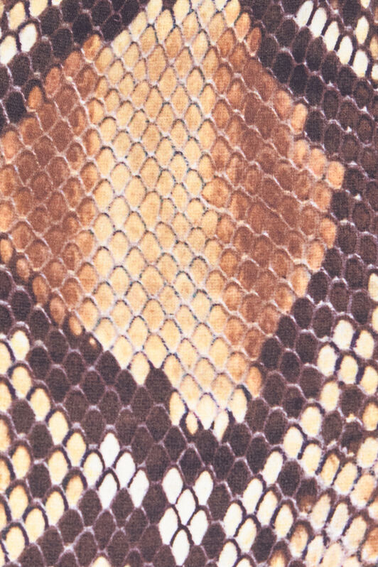 RC Python Print One-Piece Swimsuit Light Brown UWW003-HVO87