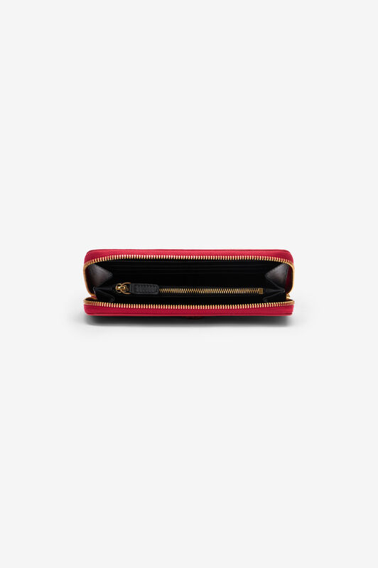 RC Wallet with Monogram RC and zip Red SKA001-PZ172