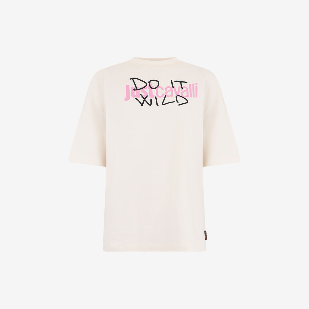 JC Camiseta Beige Con Logo OFF WHITE WFT223-WF605