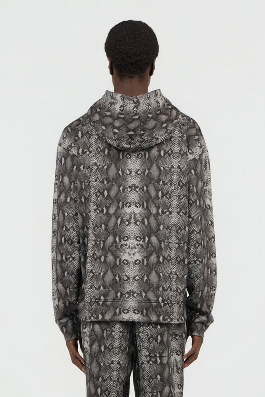 RC Python Print Hoodie Sweatshirt PYTHON DARK GREY SOT66J-CF063