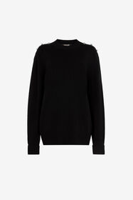 ${brand} Stud-embellished crew-neck jumper ${colorDescription} ${masterID}