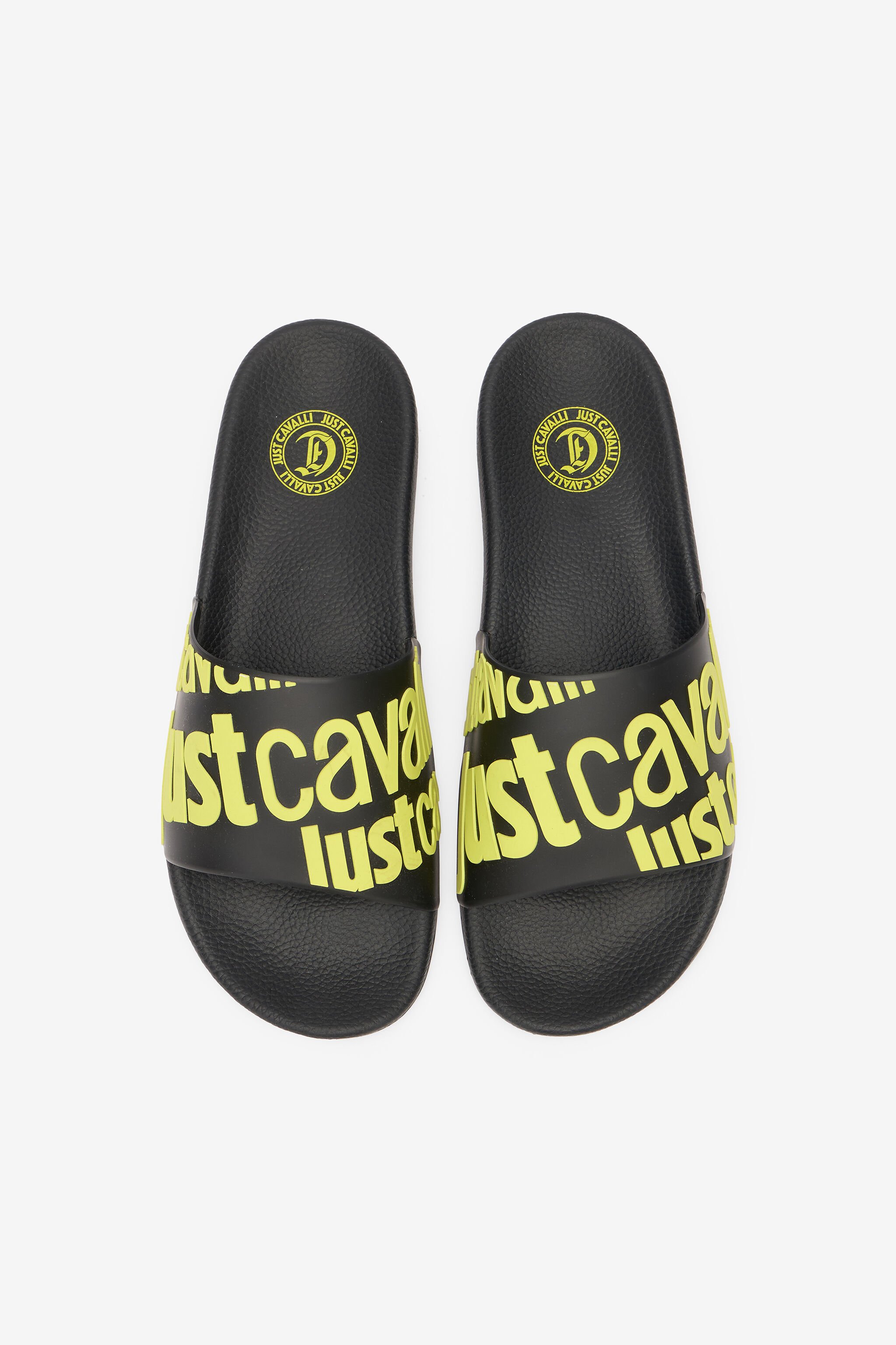 JC Sliders With Lettering Light green/Black UFS027-UF302