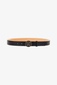 ${brand} Leather Belt with Logo RC Buckle ${colorDescription} ${masterID}