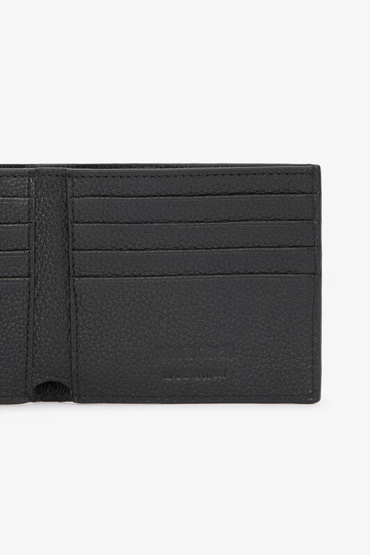 RC Leather Wallet with Studs Noir VRA005-PZB05