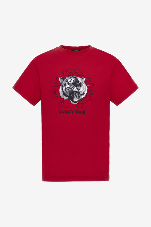RC T-shirt with Jaguar logo and print RC T-shirt with Jaguar logo and print Red NOT60Q-JD060
