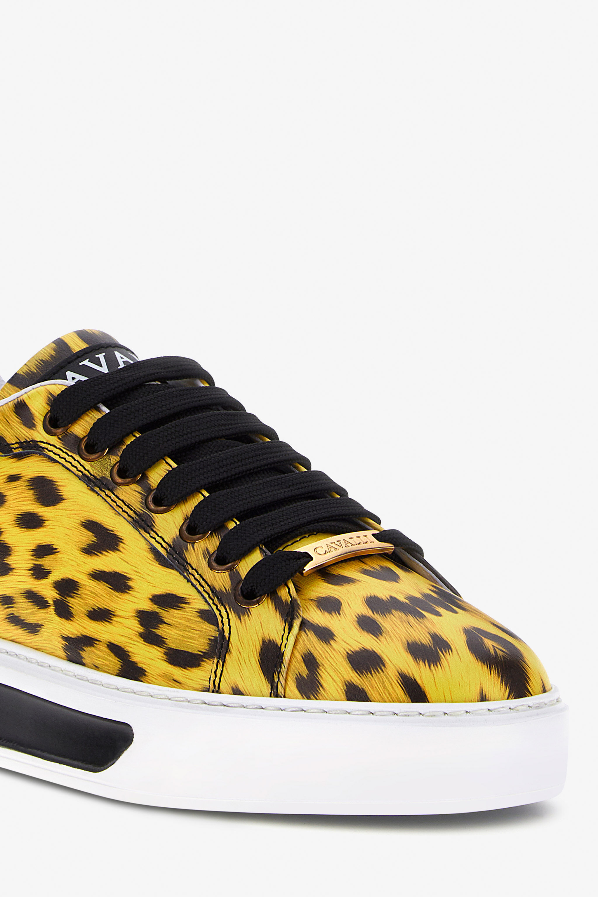 RC Animal-print low-top sneakers Yellow QKS159-PZA79