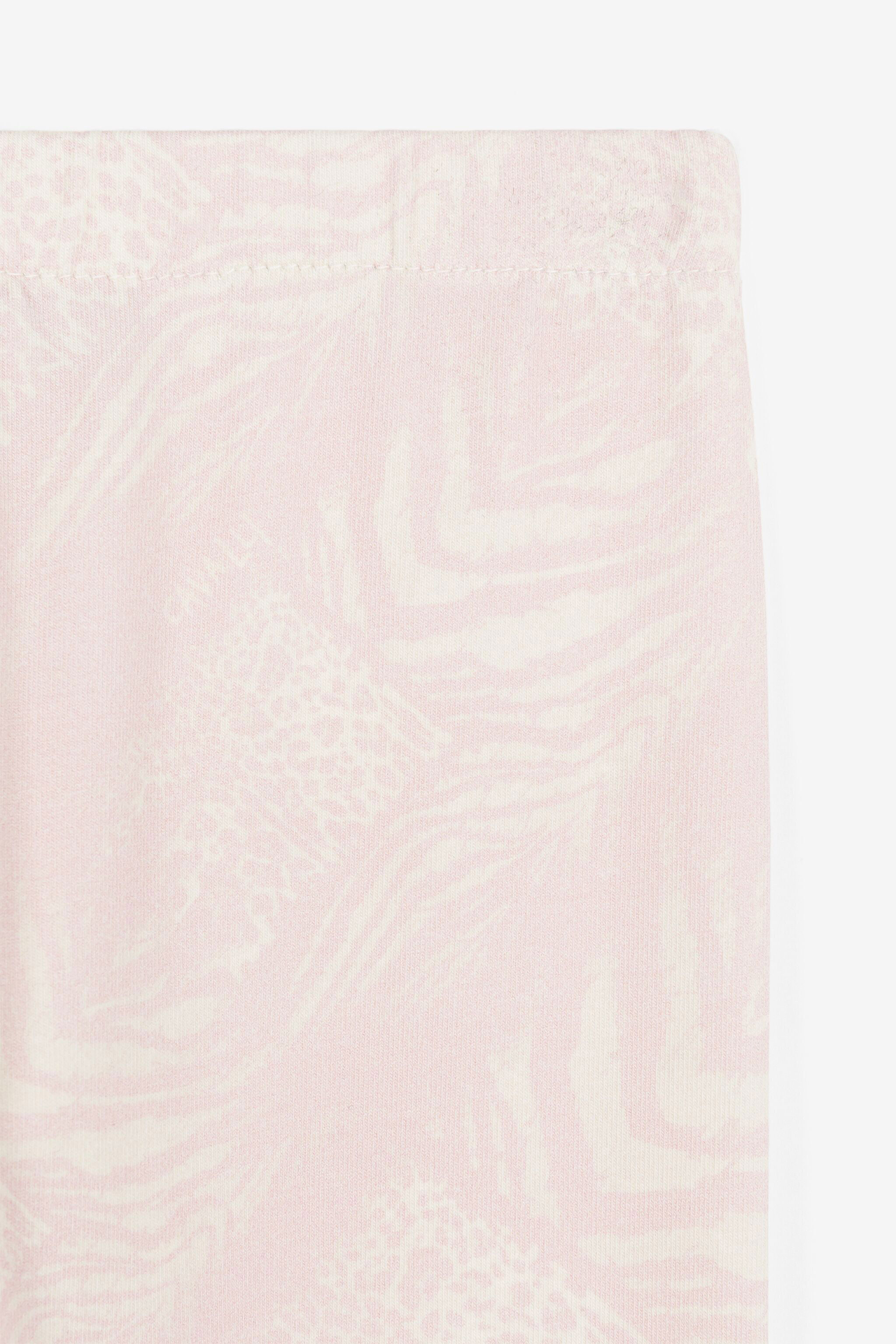 JU Animalier Patchwork-Print Leggings Pink OJT214-ISA2J