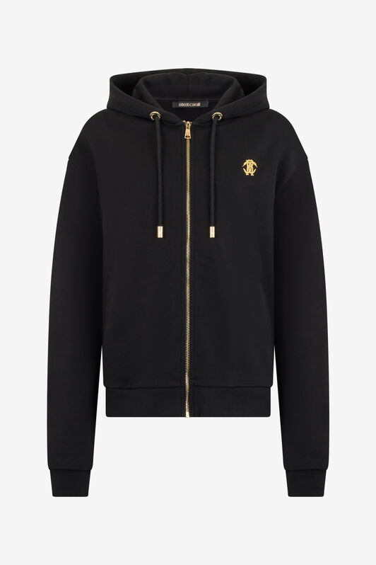 RC Sudadera Con Capucha Estampado Flaming Rose BLACK SOT66H-CF008