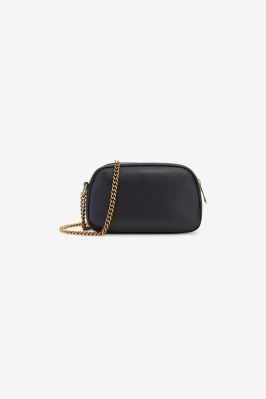 RC Shoulder bag with Monogram Mirror Snake Black SKB010-PZ172