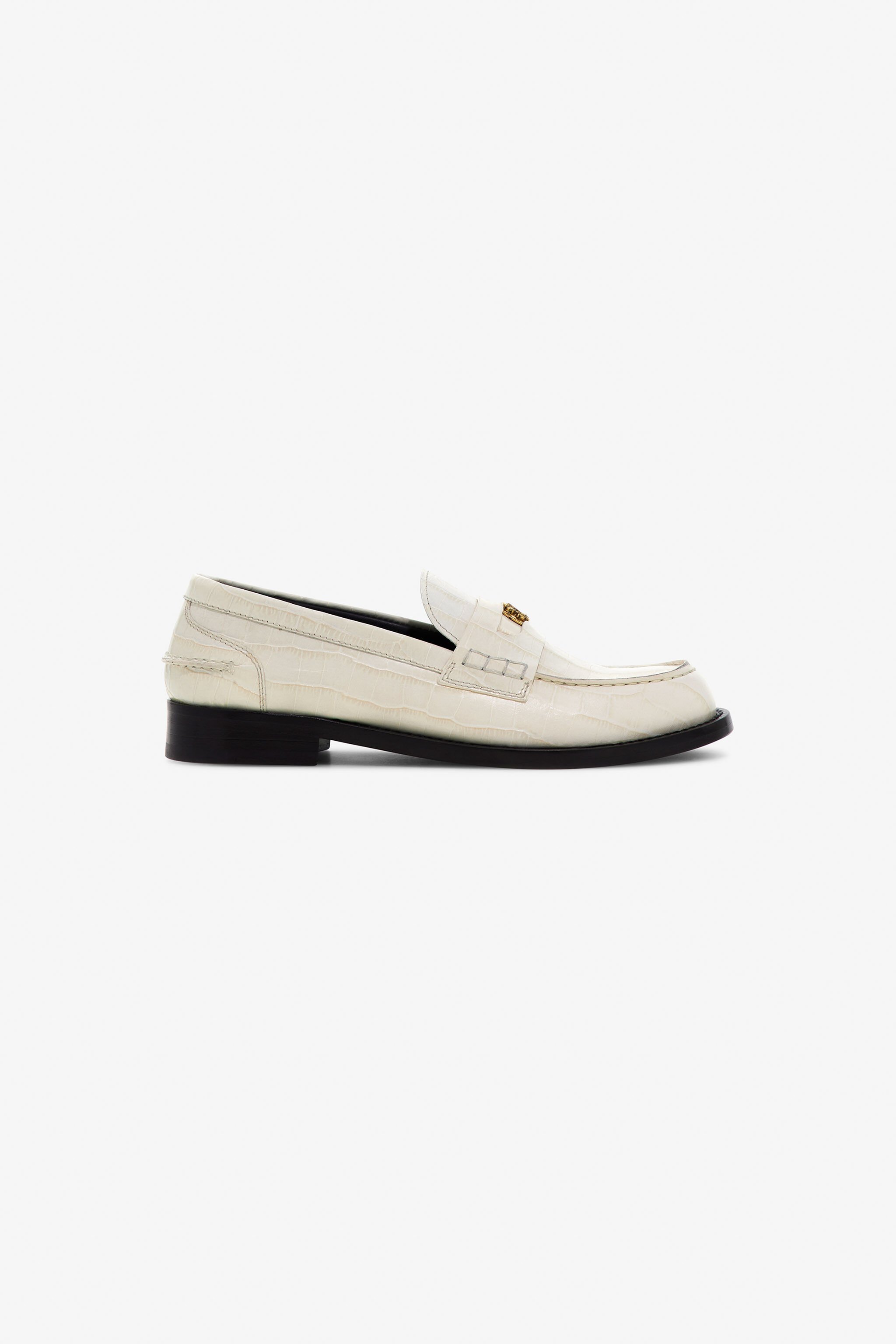 RC RC Logo Mocassins Blanc TKS028-PZ055