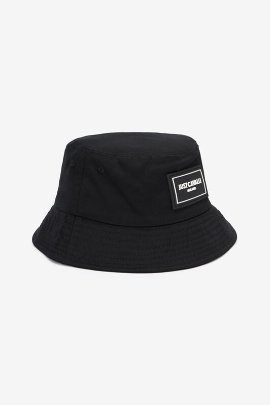 JC Schwarzer Bucket Hat mit Logo-Patch BLACK UFA002-UF276