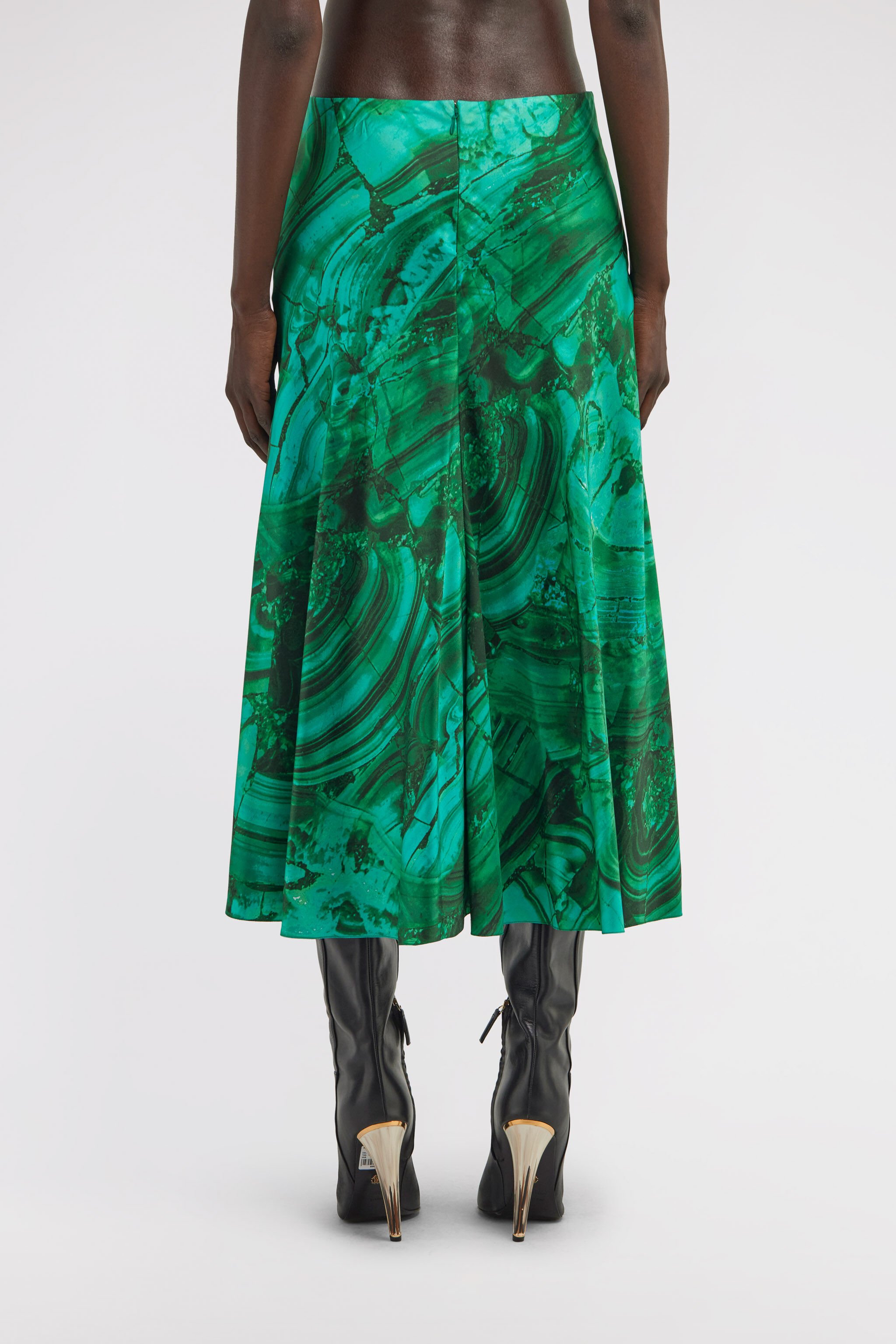 RC Malachite Print Skirt Grün TKT303-4QN06