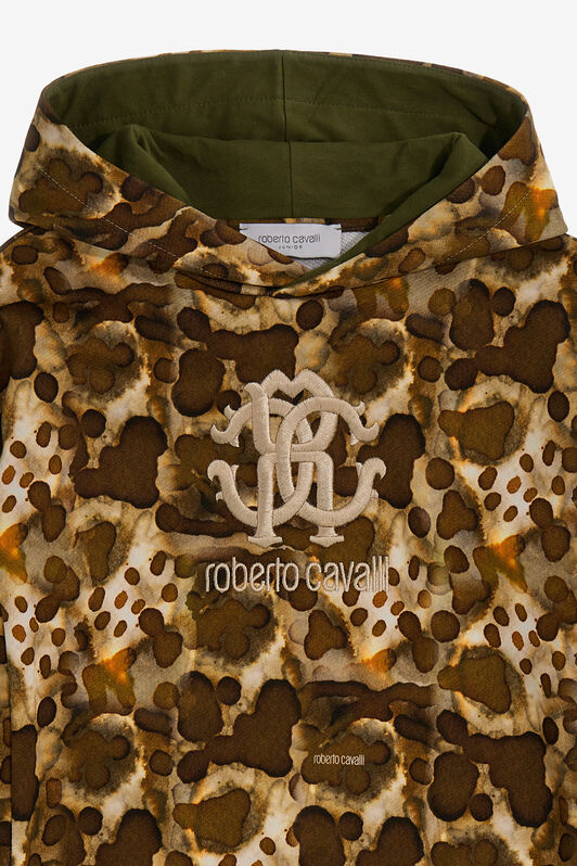 JU Printed sweatshirt Light brown SJT929-5OI76