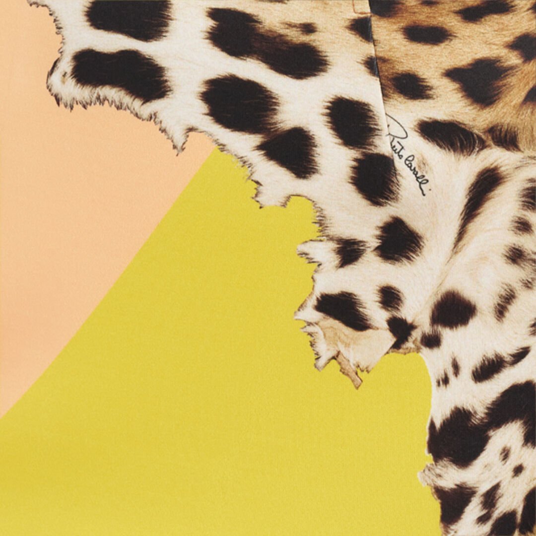 RC Pop Horse Print Mini Dress YELLOW WQT134-NBR33