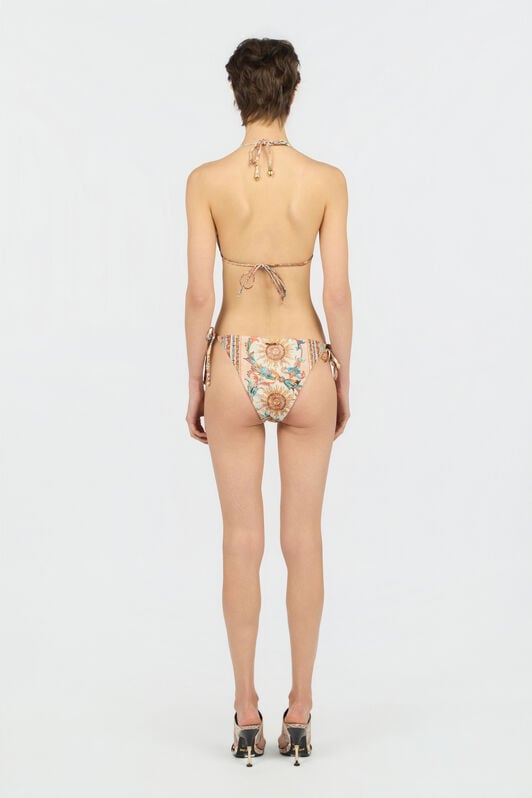 JC Persian Tarot Print Bikini 744 BEIGE + 217 AZZU WFM032-WF751