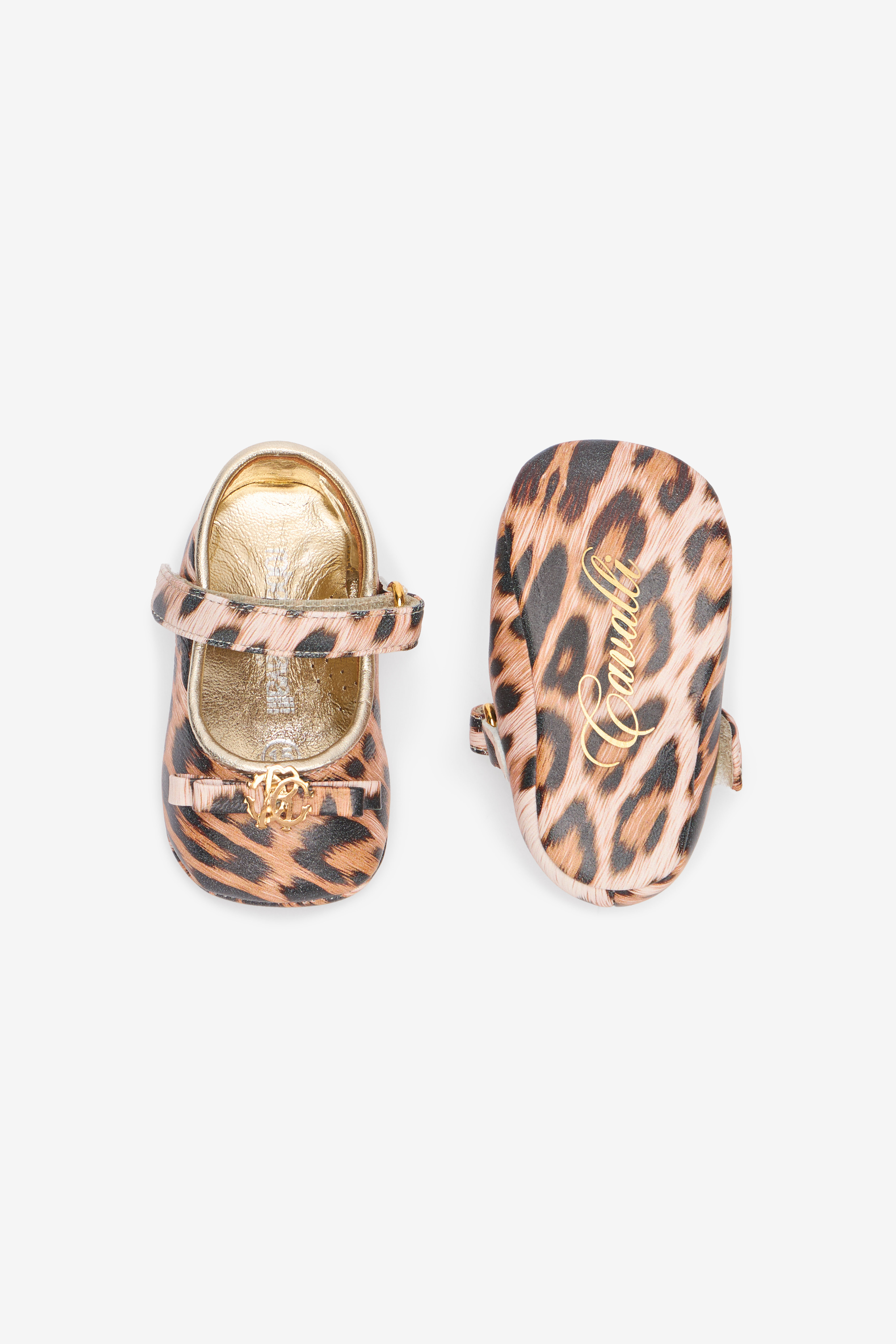 JU Ballerine Culla Stampa Jaguar Skin Marrone chiaro RJS01H-ZCJ01