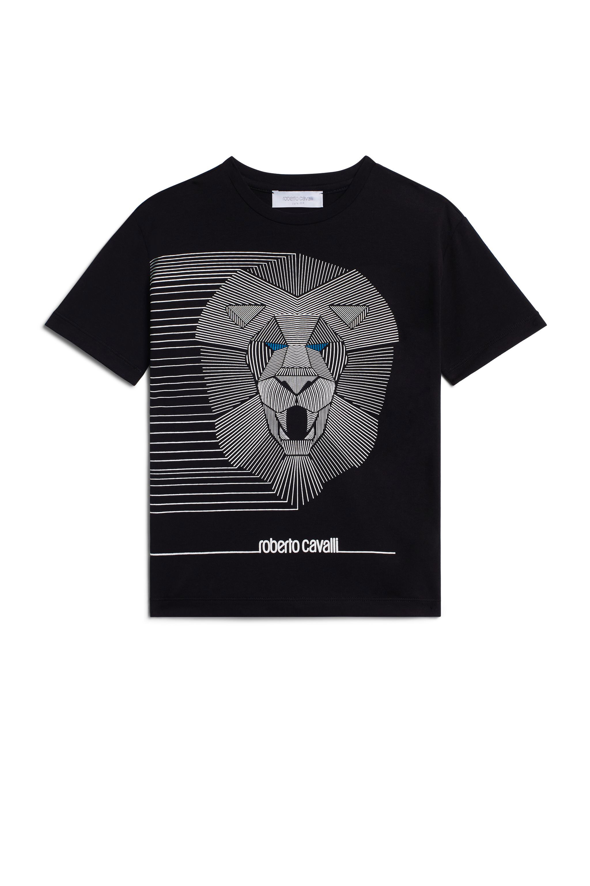 JU Red Lion print T-shirt BLACK/WHITE IJT65C-JV025