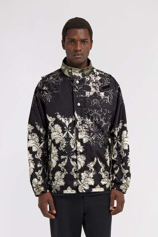 RC Cazadora bomber con estampado Broccato Negro TRT461-5RN14