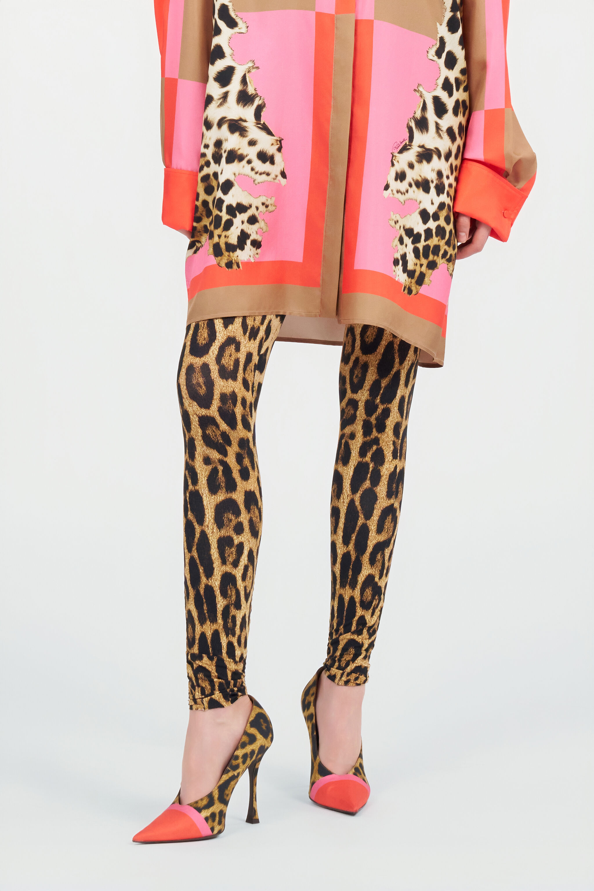 RC Leggings Con Estampado Jaguar NATURAL WQT23A-LNQ71
