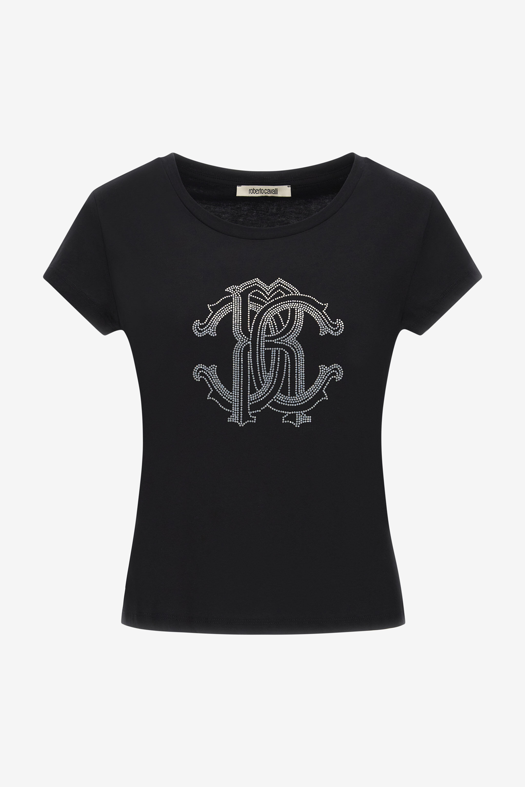 RC T-shirt with Monogram Mirror Snake Black NOT60V-JD060